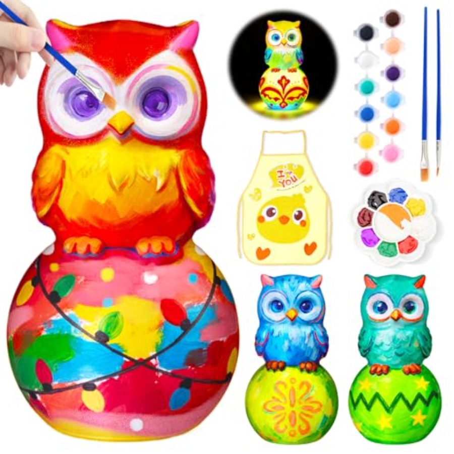 Art Craft Kit - Kit de Pintura para Lámparas, Manualidades