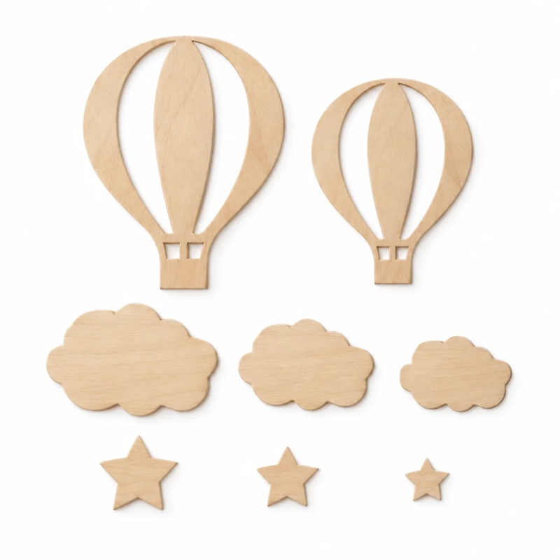 Art And Craft For Nursery - Juego de 13 Decoraciones de Pared