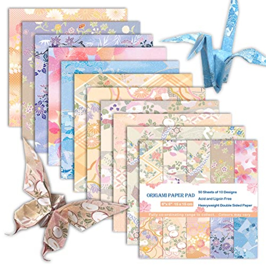 Art Craft With Paper - Papel de origami 6x6 de doble