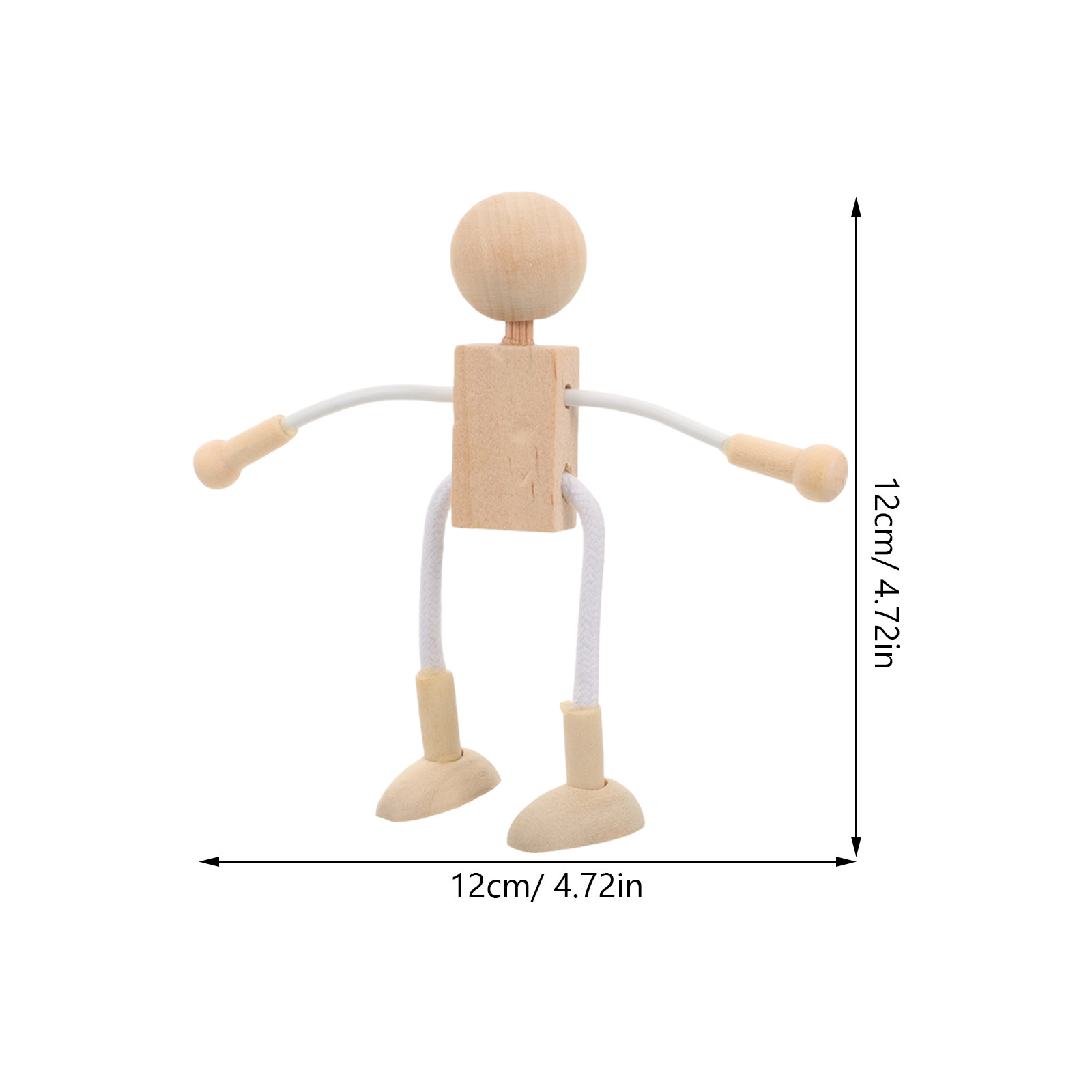 Kit de 4 figuras de madera, he - Art Craft Kit reseña y precio