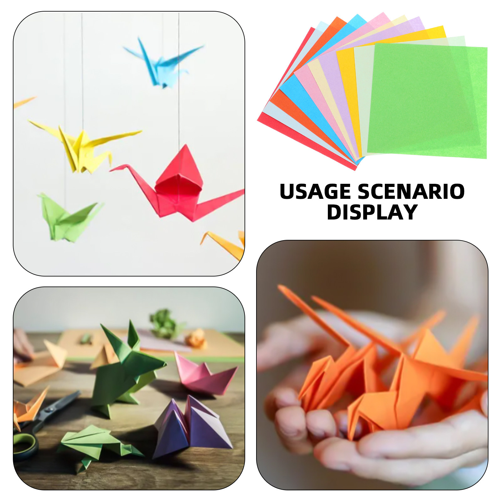500 hojas de papel para origam - Art Craft With Paper reseña y precio